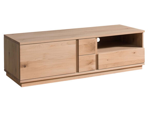stilvolla Schrank RTV kleine Avelune mit natürlichem Eiche