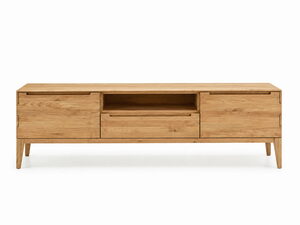 Miniatúra 4 - TV skrinka z dubového dreva so zásuvkou a výklenkom