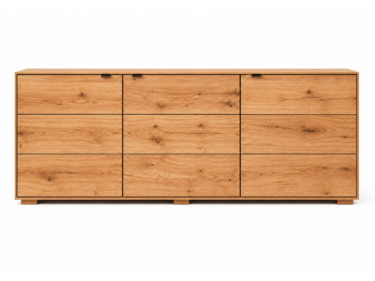 Elegantní dubová komoda 180 cm Silvara
