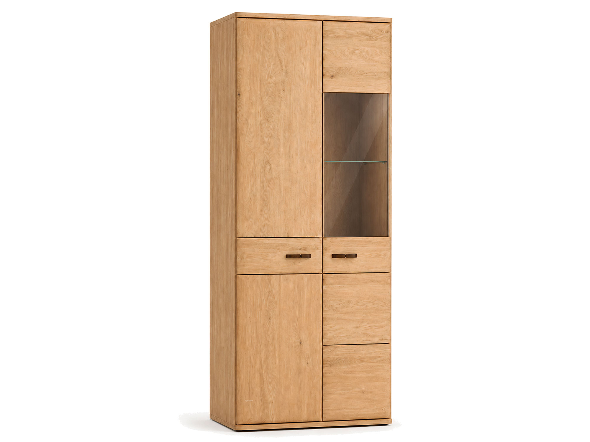 Designová Vitrína z přírodního dubu Dorest I
