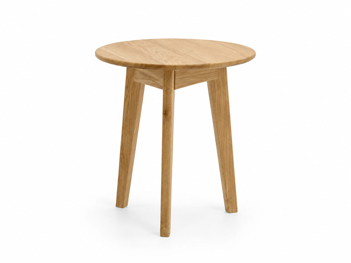 Kompaktní kulatý konferenční stolek 50 cm Orella