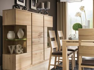 Miniaturka 3 - Moderner ausziehbarer Eichentisch Avelune fürs Esszimmer