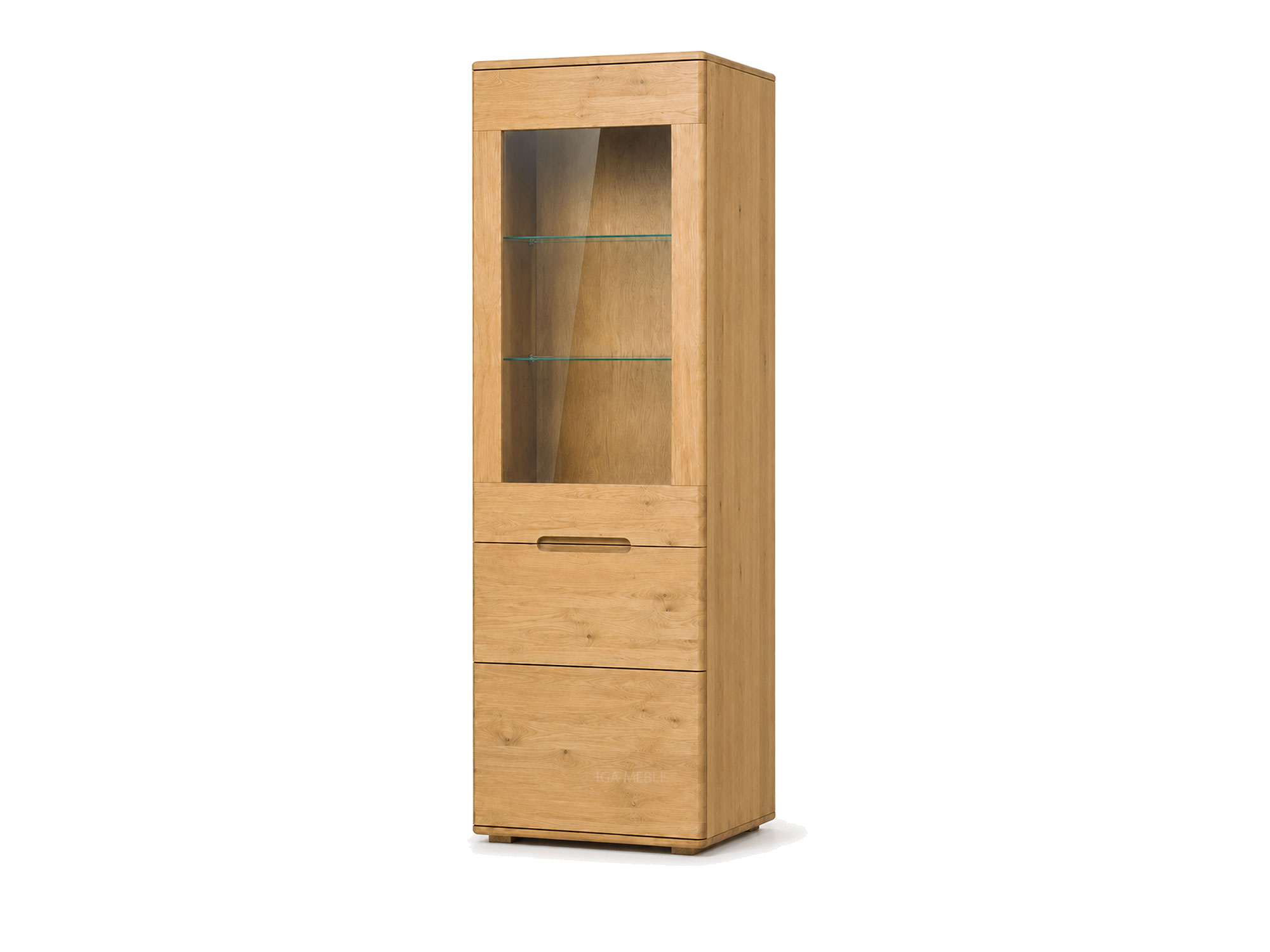 Witryna Dębowa Aura 60 cm Wysoka
