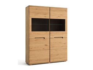 Miniaturbild 1 - Eichen-Barschrank Aura mit elegantem Stauraum