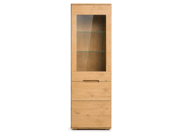 Dubová vitrína Aura 60 cm Vysoká