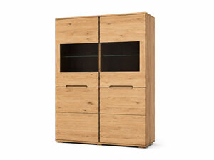 Miniaturbild 2 - Eichen-Barschrank Aura mit elegantem Stauraum