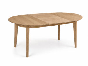 Miniaturbild 1 - Runder ausziehbarer Tisch aus Eiche 115 cm TERI 2318