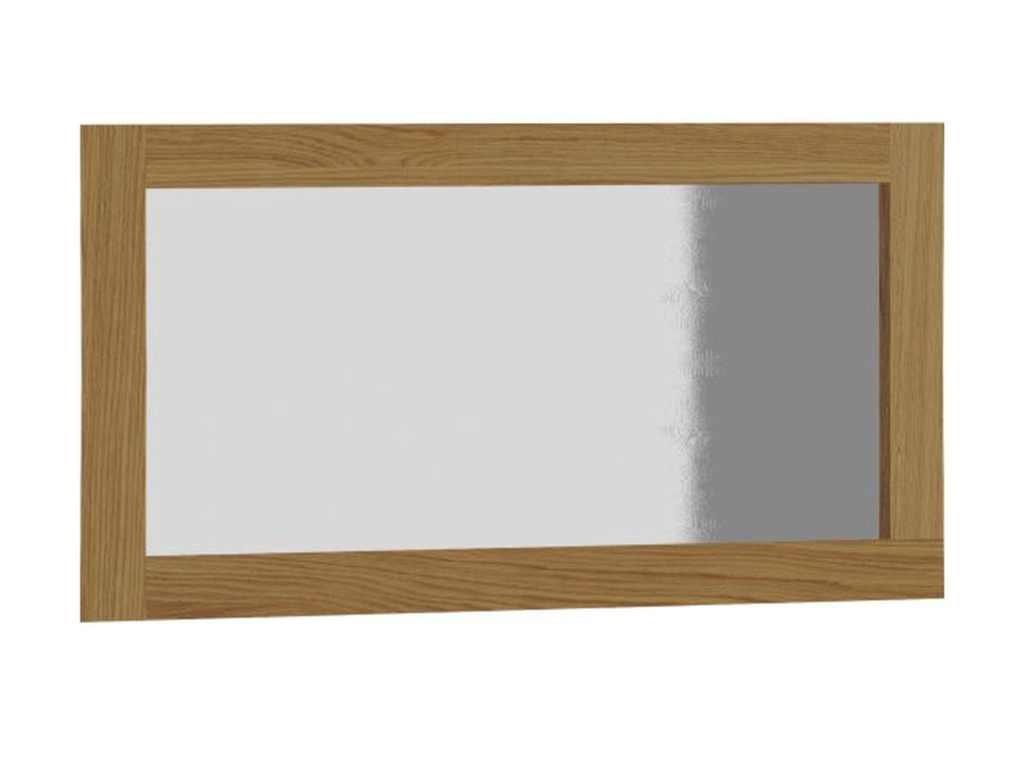 Rechteckiger Spiegel Nivaro 140 × 70 cm mit breitem Rahmen