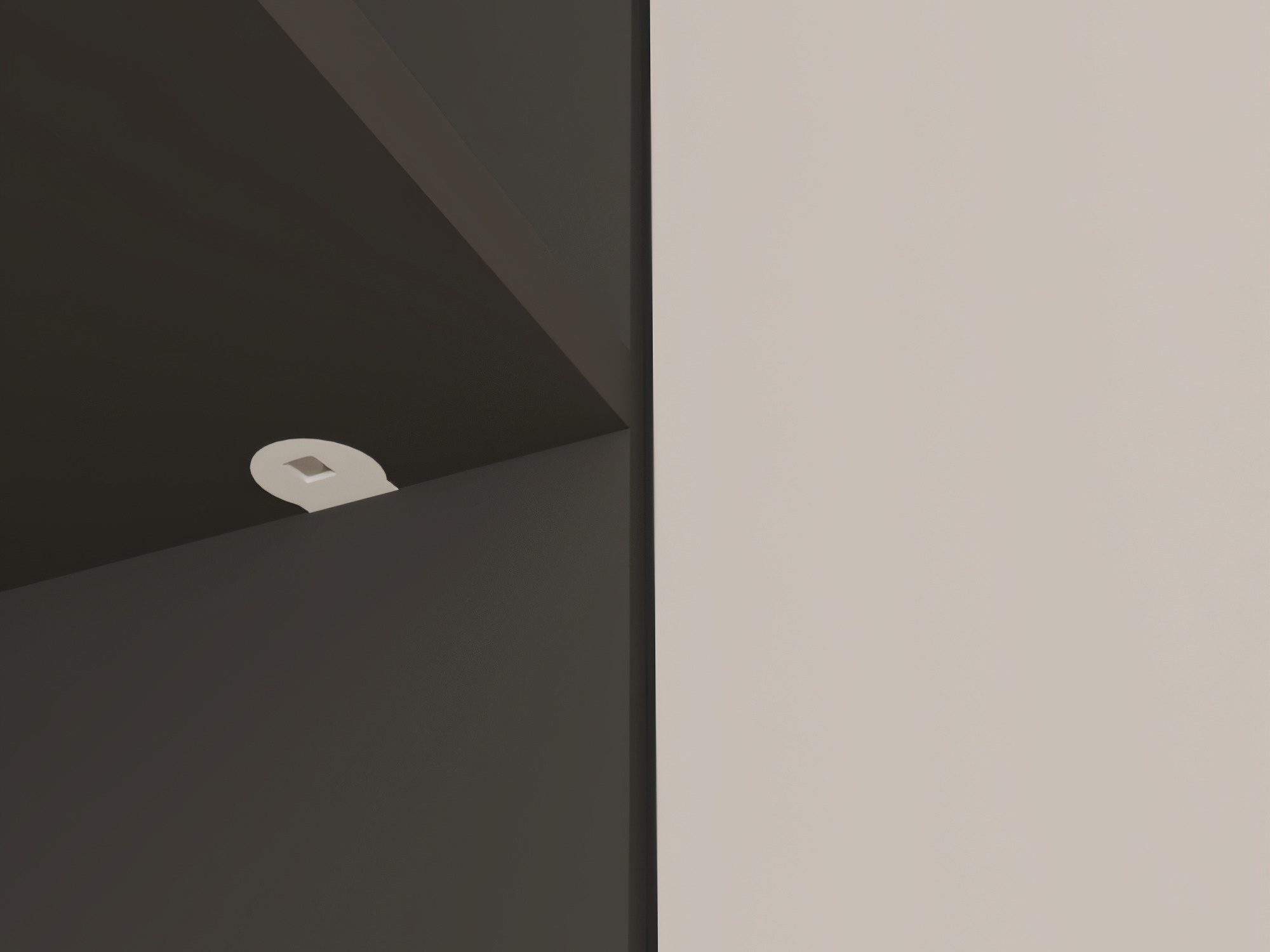 Raum-Arrangement mit Kleiderschrank Altavero 225 cm in Anthrazit und Kaschmir