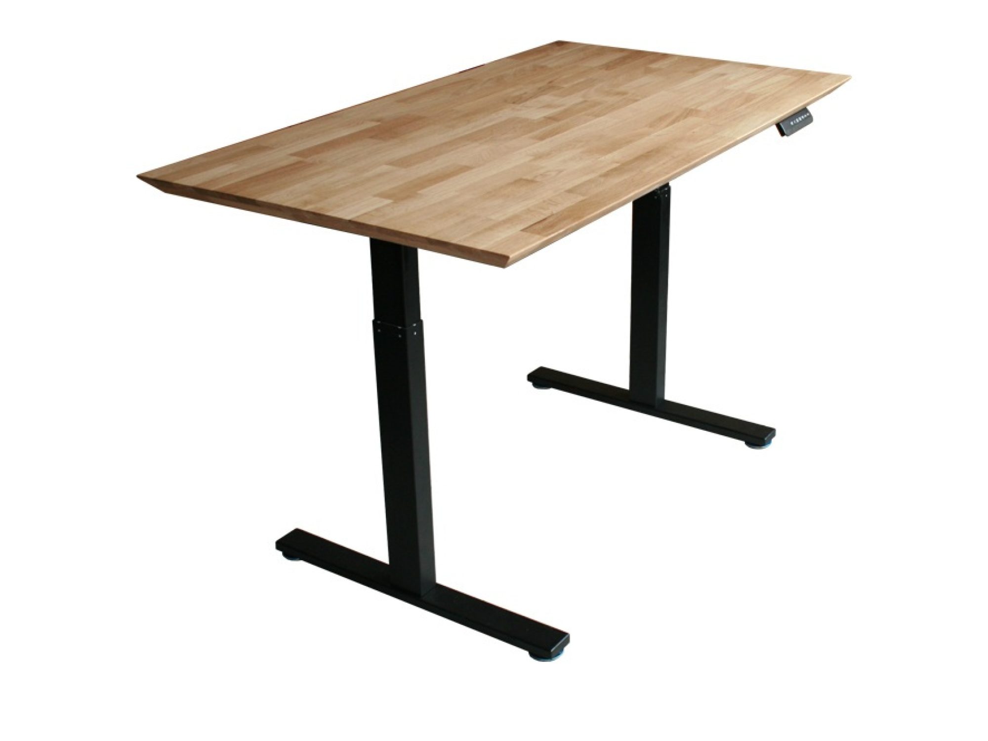 Höhenverstellbarer Eichenschreibtisch Krevaro 120x70 cm