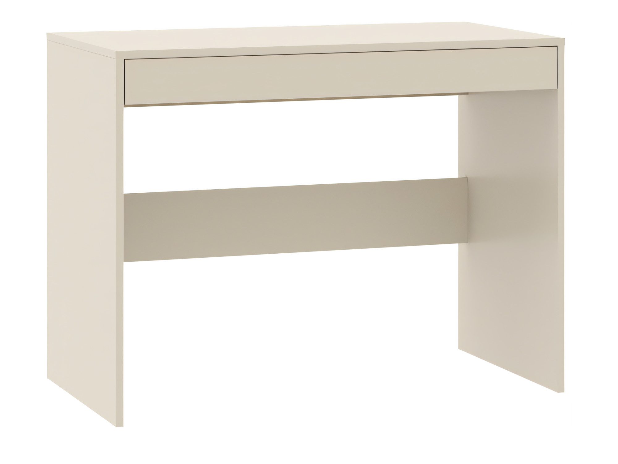 Schreibtisch Lenzaro 100 cm Kaschmir mit 1 Schublade