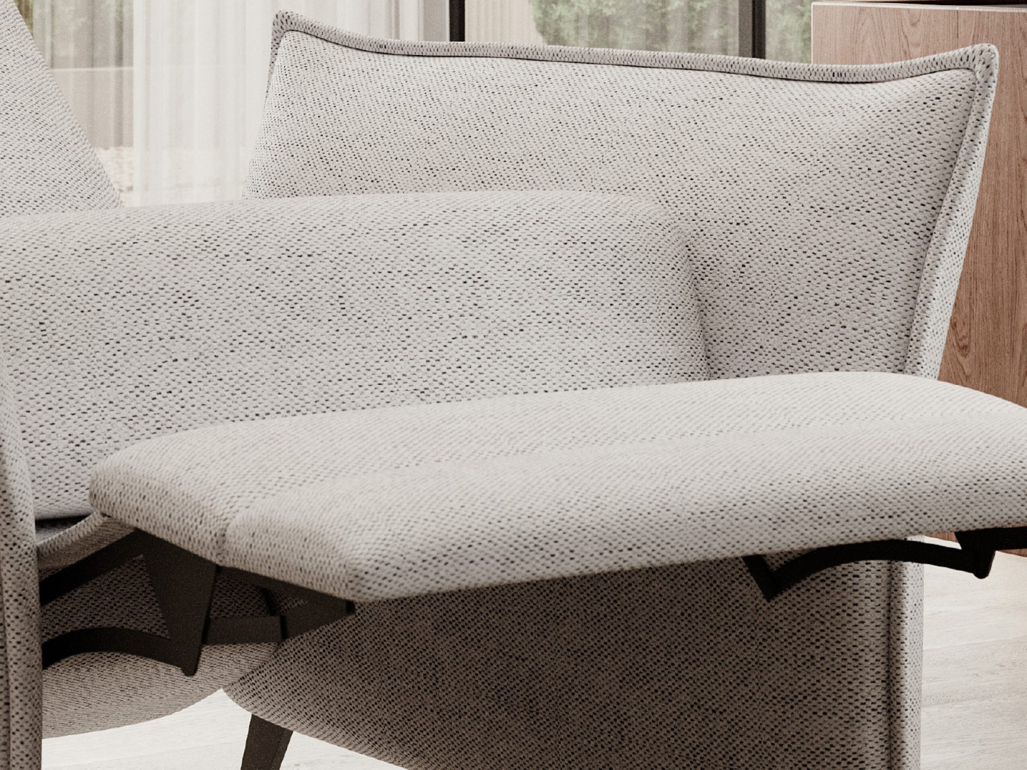 Fotel Valdesso 79 cm widok w salonie