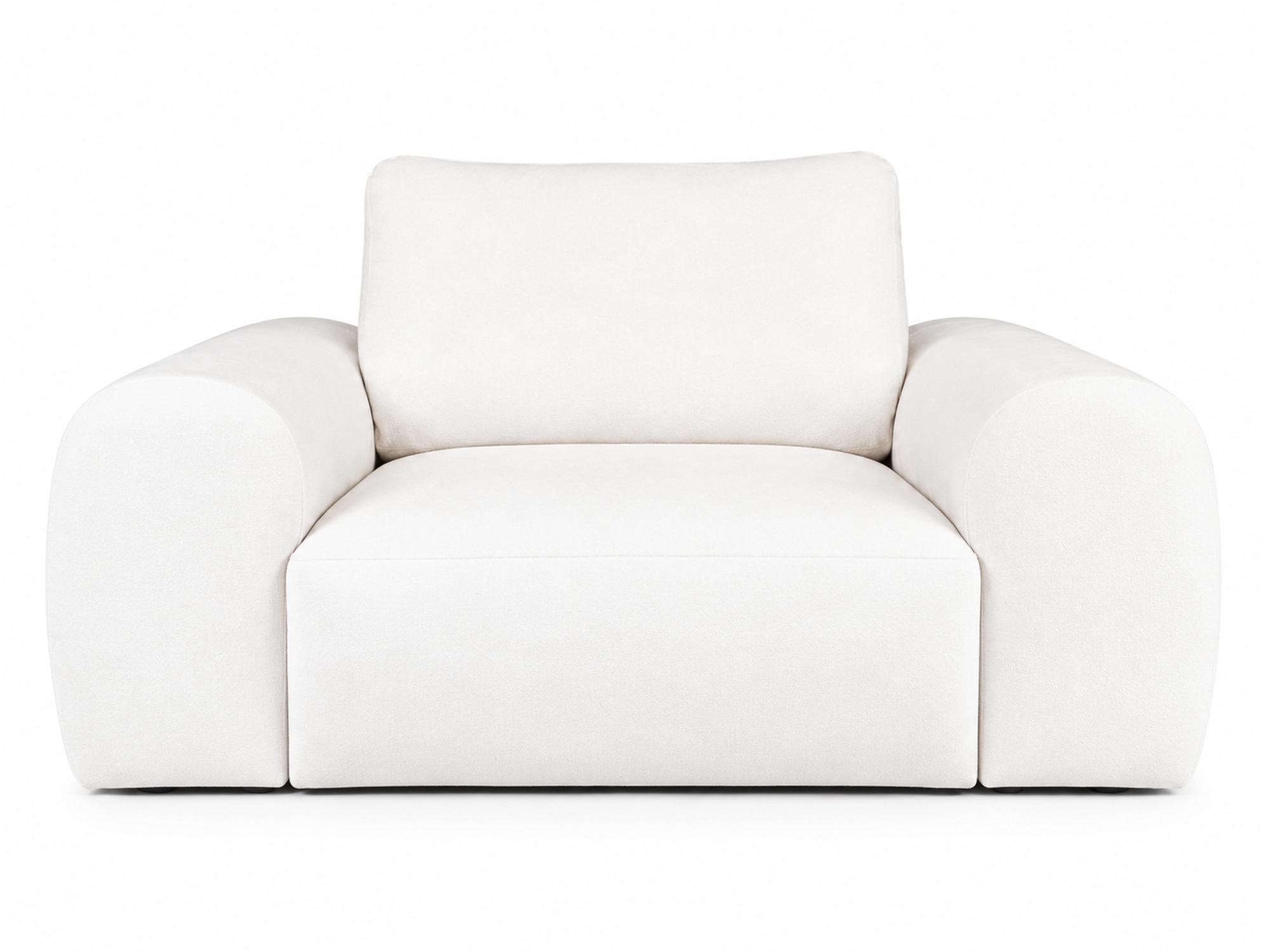 Polstersessel Lenvario, 137 cm, mit losen Kissen vor weißem Hintergrund