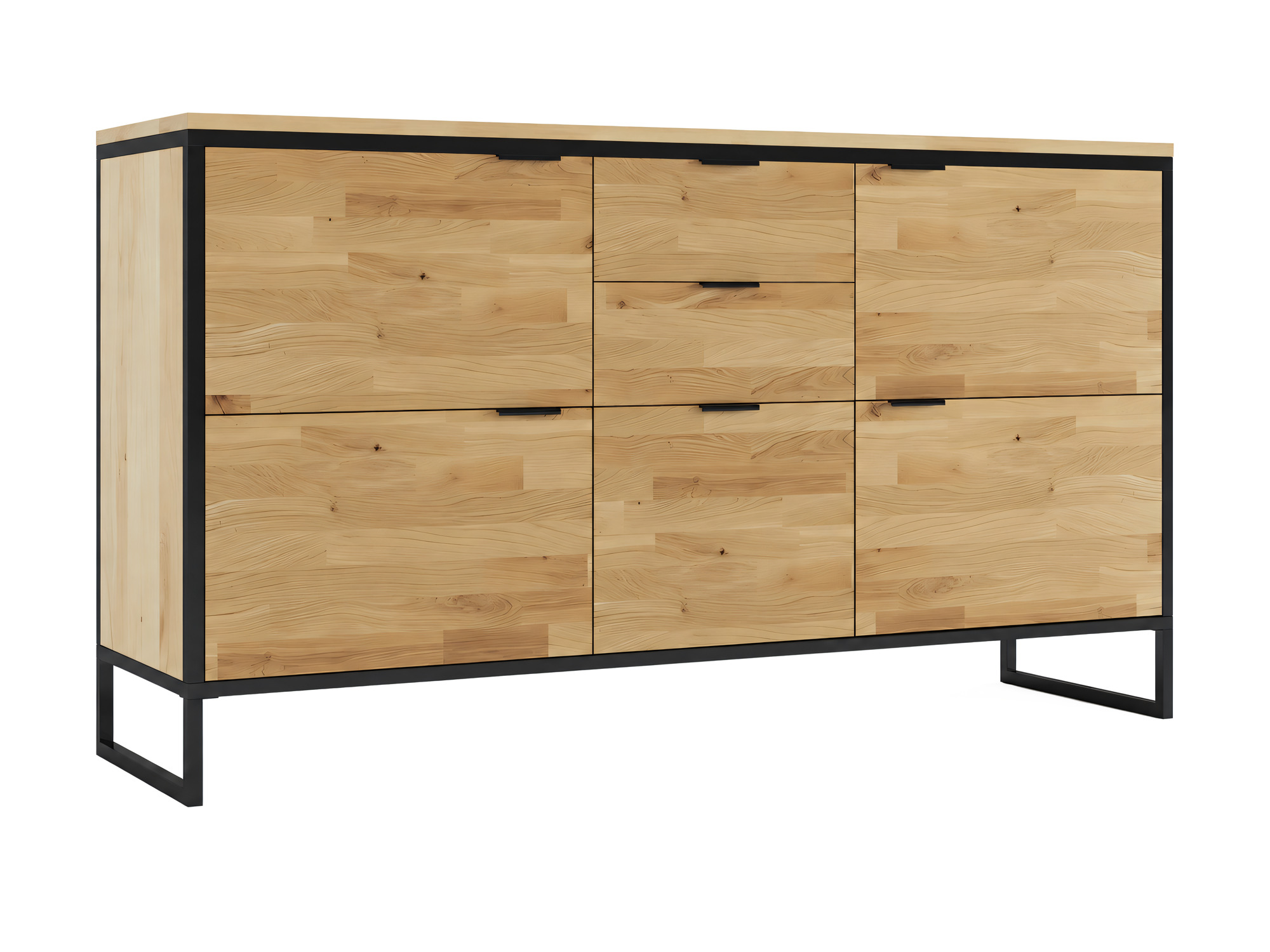 Eichenkommode Kongaro 150 cm, Eiche Natur