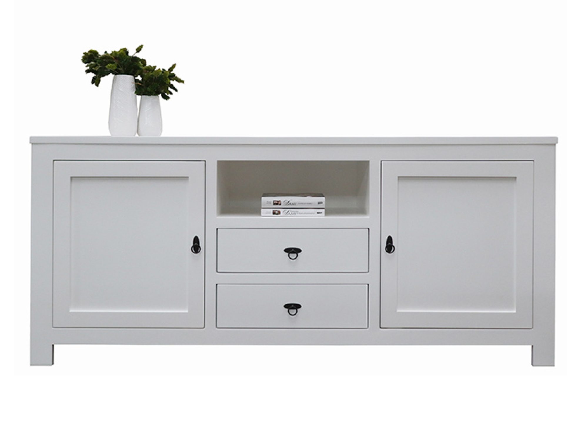 Kommode TIROL 190 cm aus Massivholz, Frontansicht