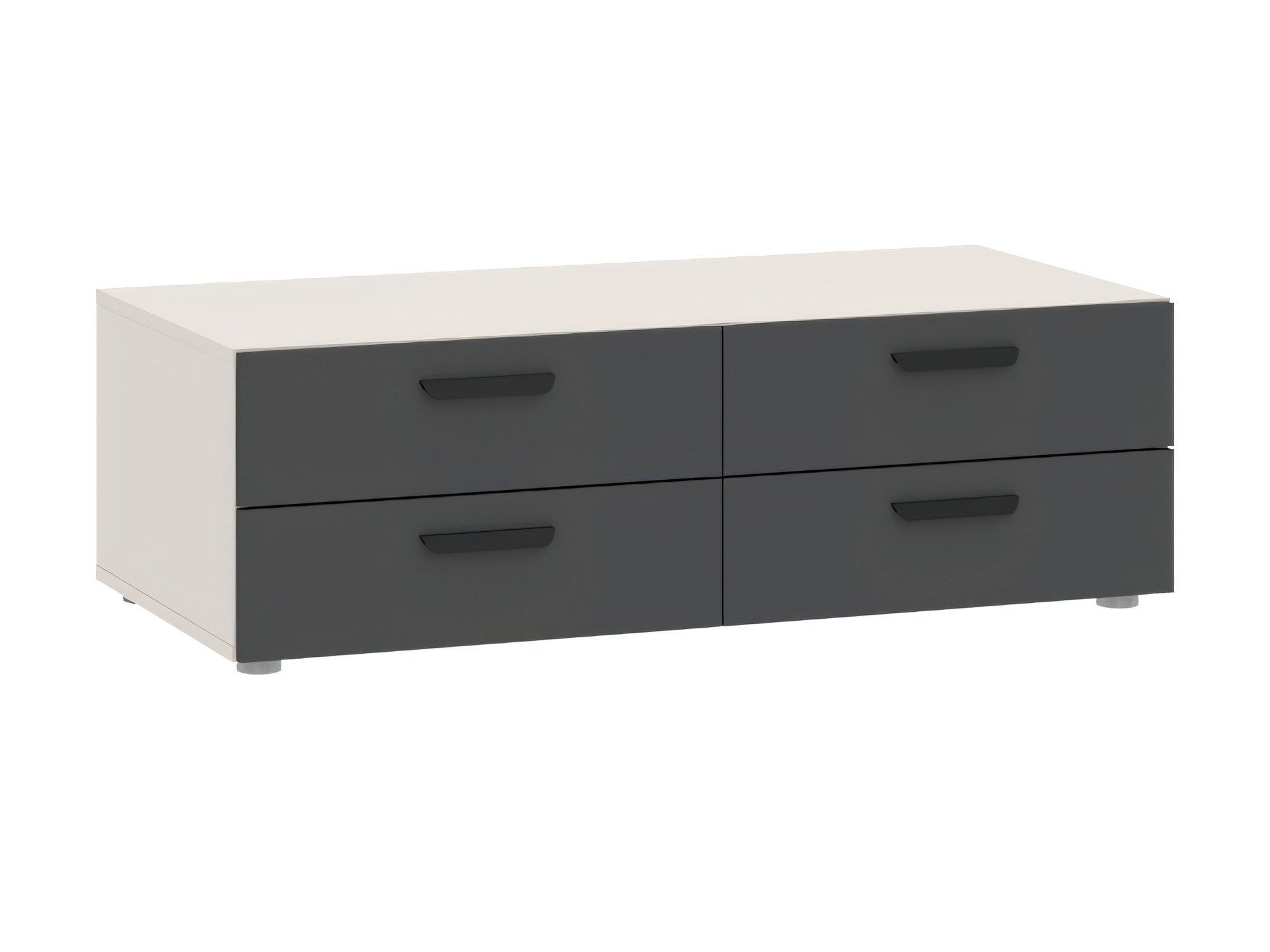 Komoda Veldaro Duo 111 cm kaszmir i antracyt