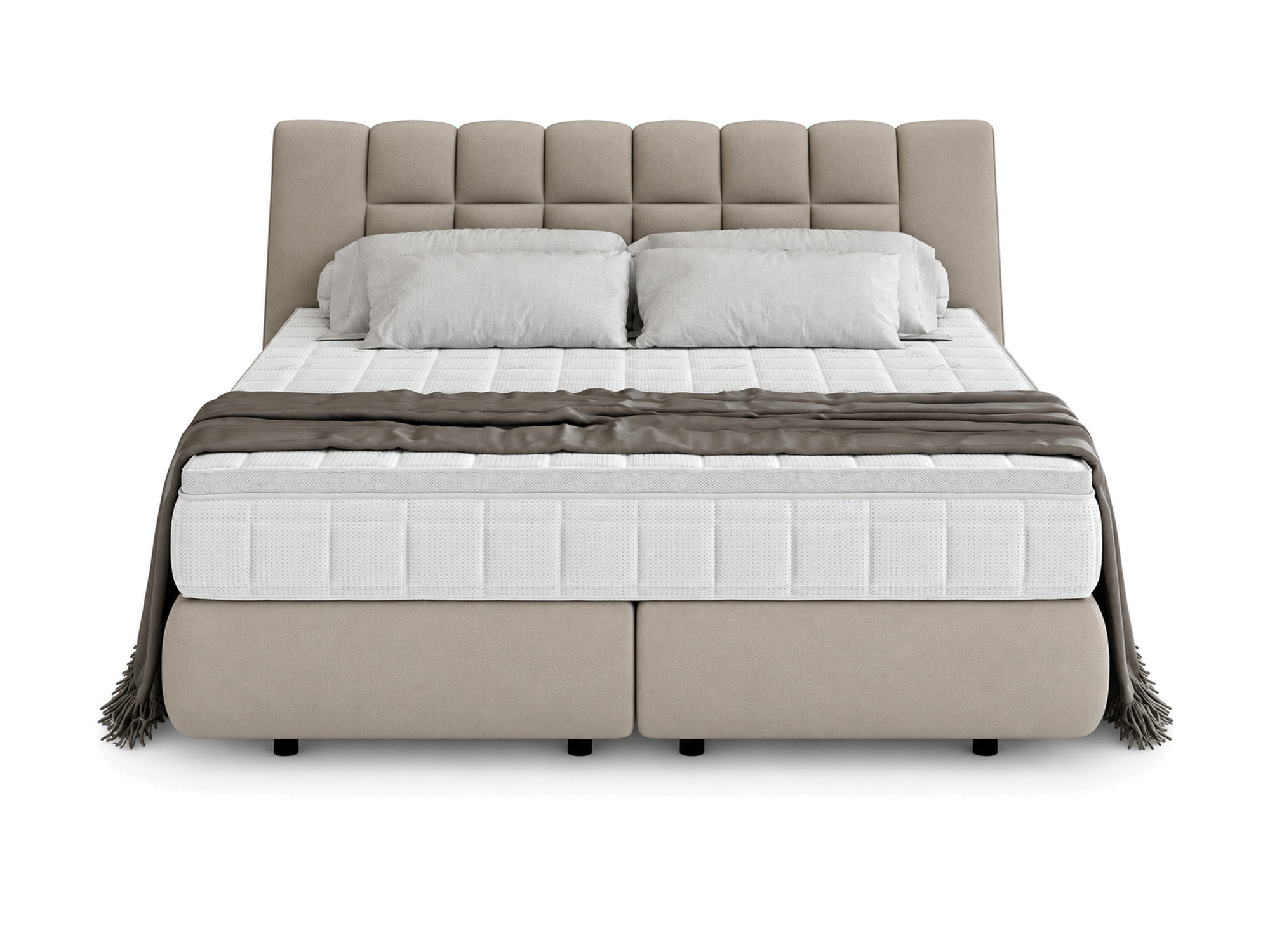 Gepolstertes Boxspringbett 140–180x200 cm Diunessa