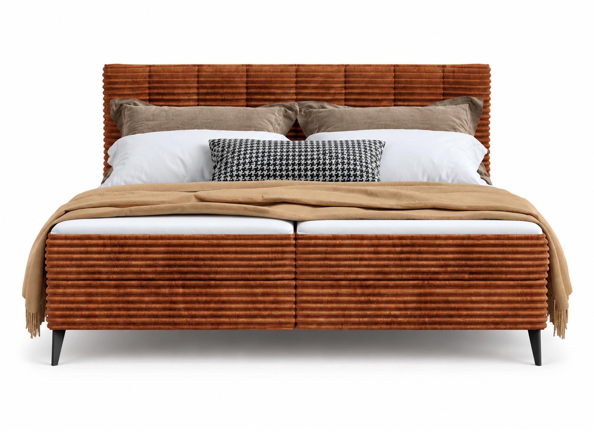 Boxspringbett mit Bettkasten und Topper MARTIVELLA