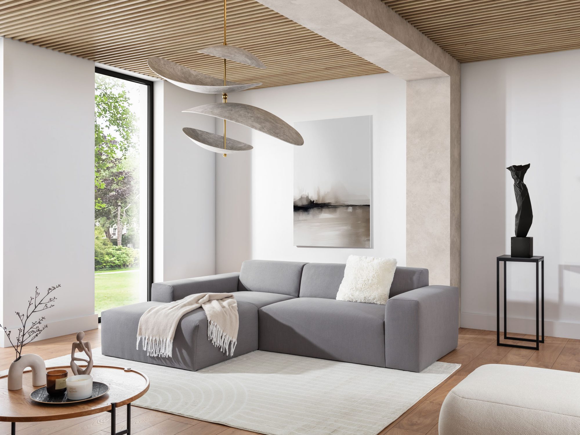 Ecksofa Astrevia 264 cm im Wohnzimmer