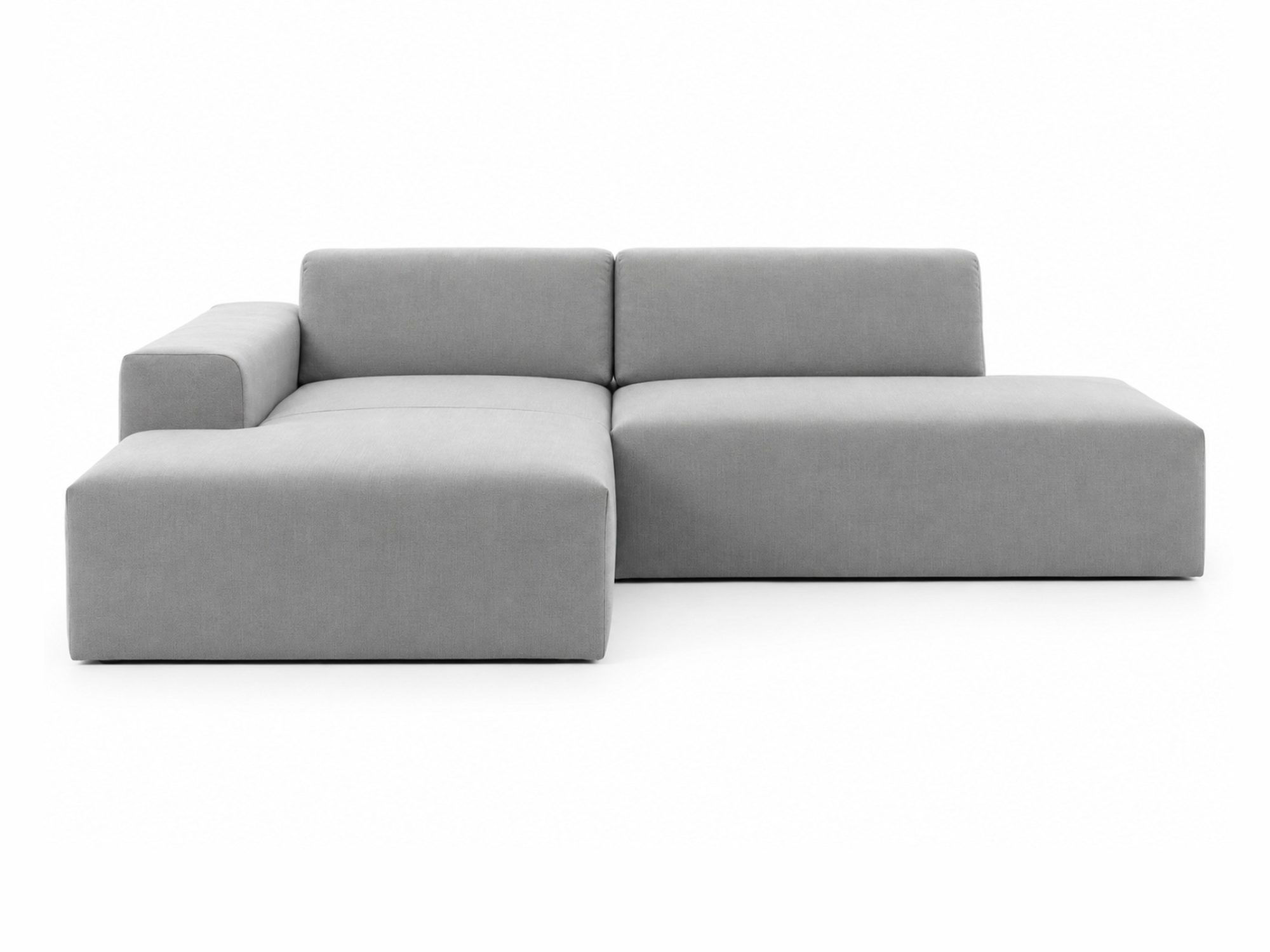 Ecksofa Astrevia 264 cm vor weißem Hintergrund