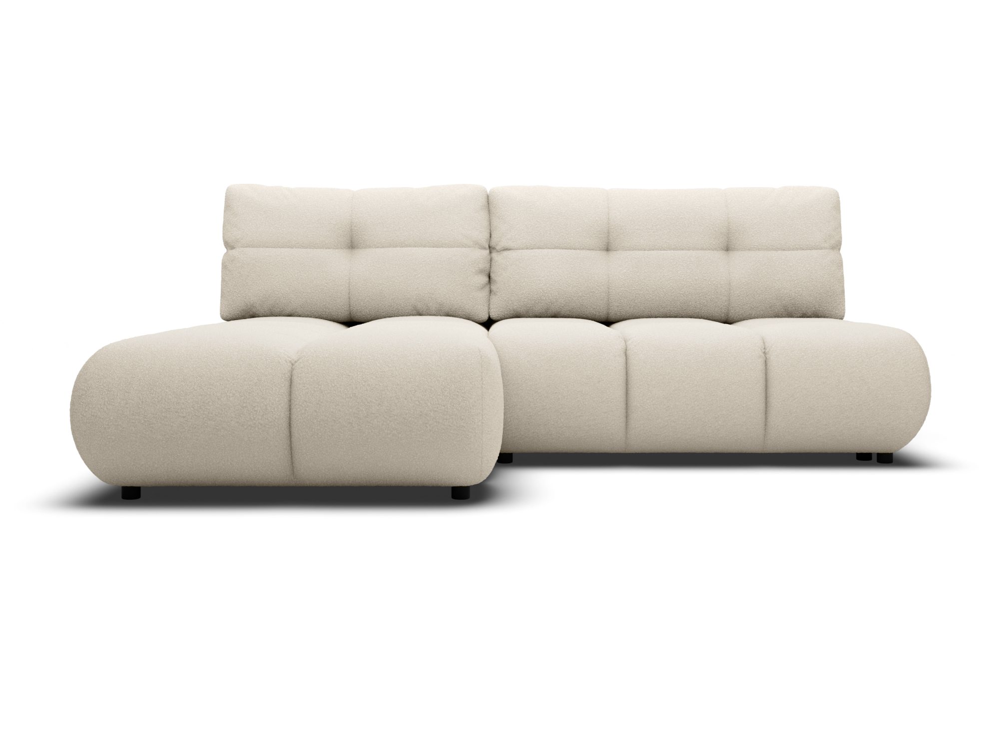 Ecksofa mit Schlaffunktion und Bettkasten 230 cm ELBANO