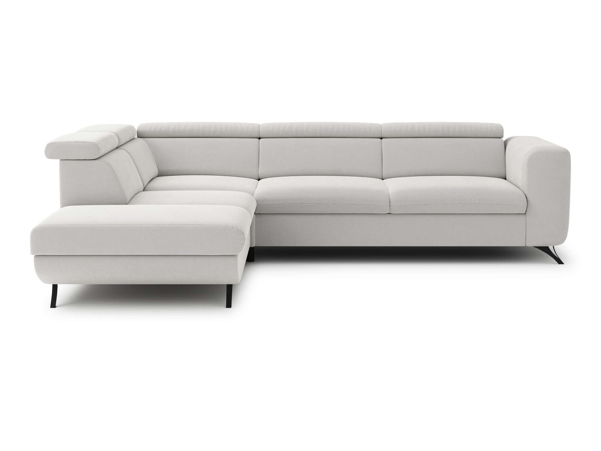 Ecksofa Elmario 265 cm mit Schlaffunktion und Bettkasten