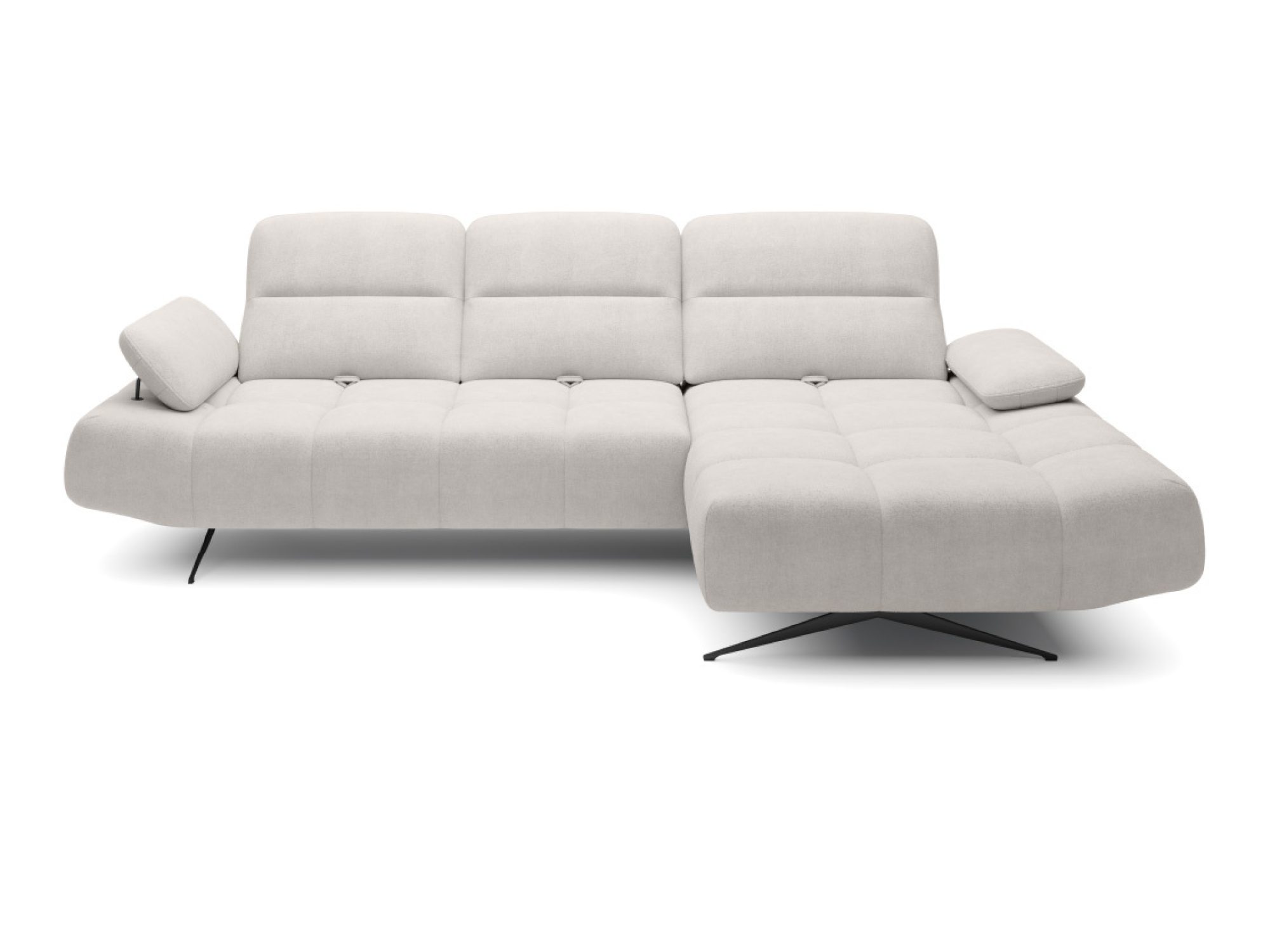 Ecksofa mit elektrischer Fußstütze Falvero 284 cm