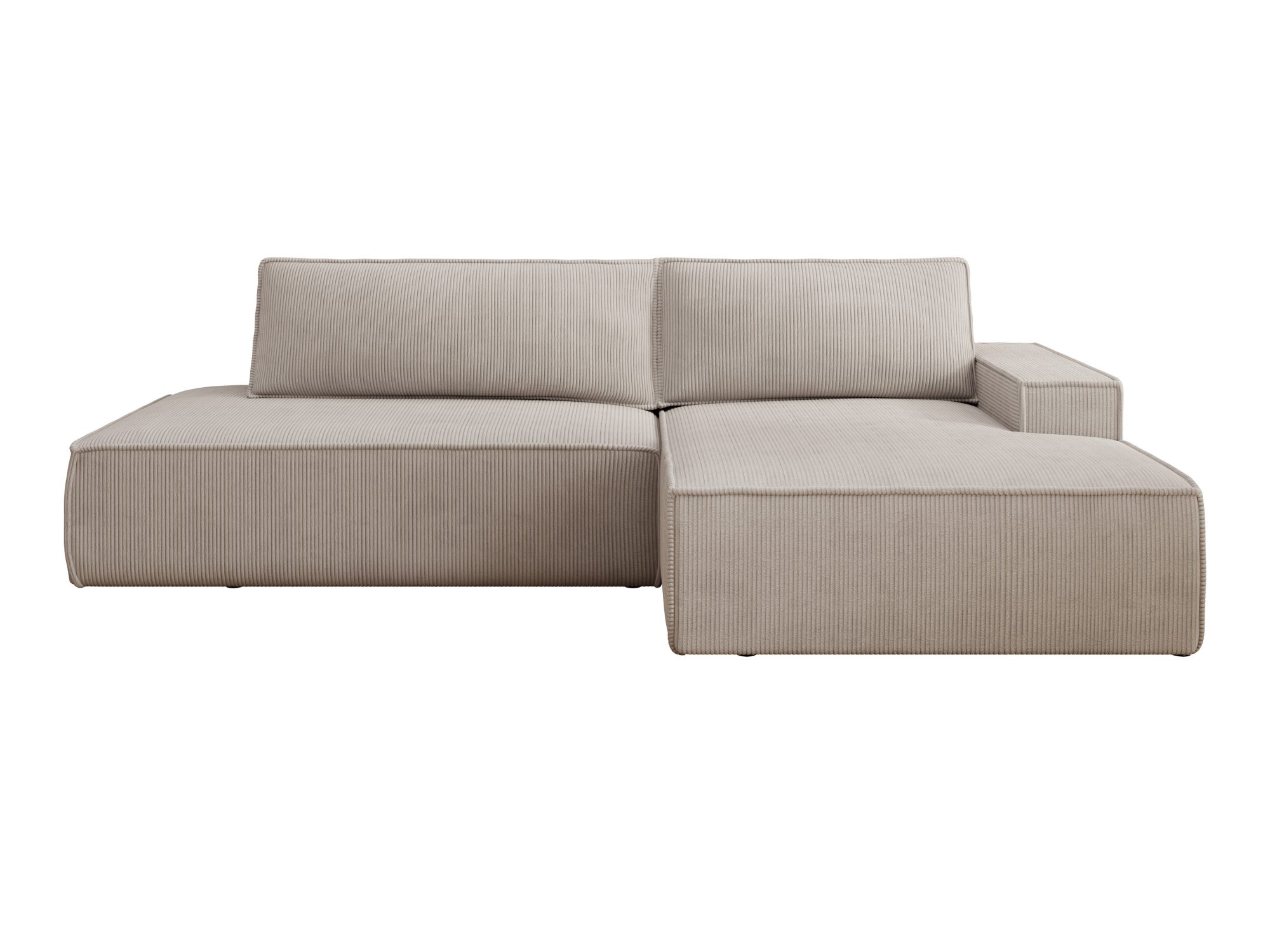 Narożnik Fiorano O 275 cm w jasnej tapicerce – front