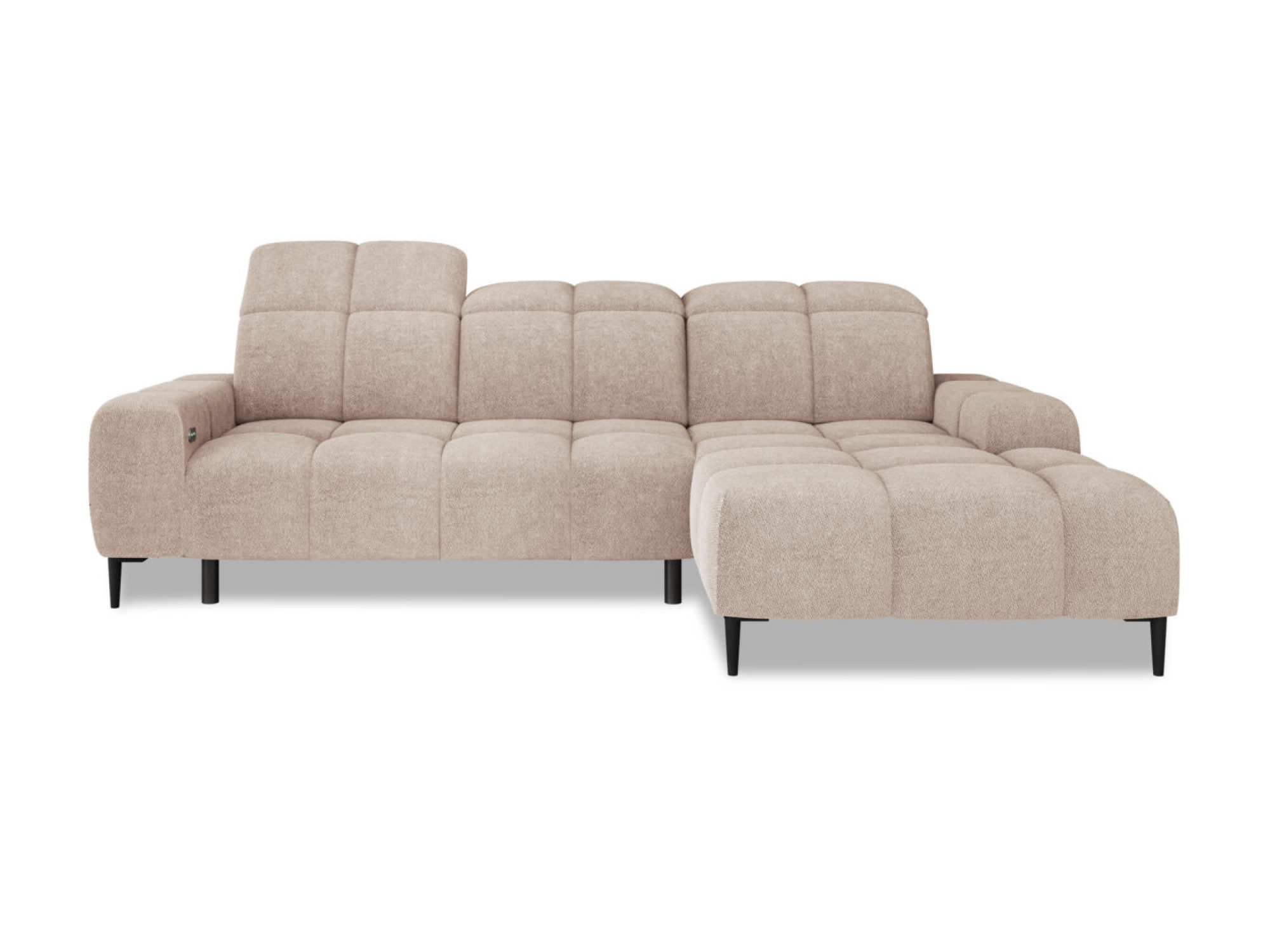 Ecksofa mit elektrischem Sitzauszug Giovaro 274 cm