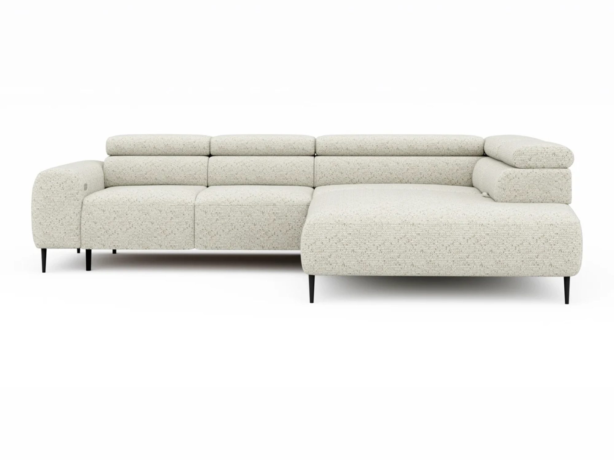 Ecksofa Naldoro L vor weißem Hintergrund