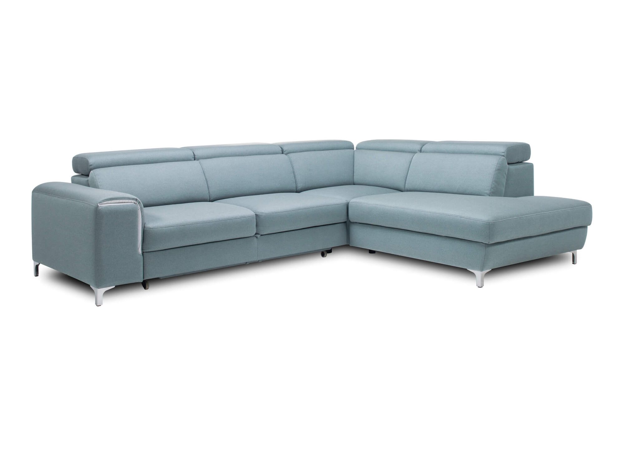 Ecksofa Nobravio 280 cm mit Schlaffunktion und Bettkasten