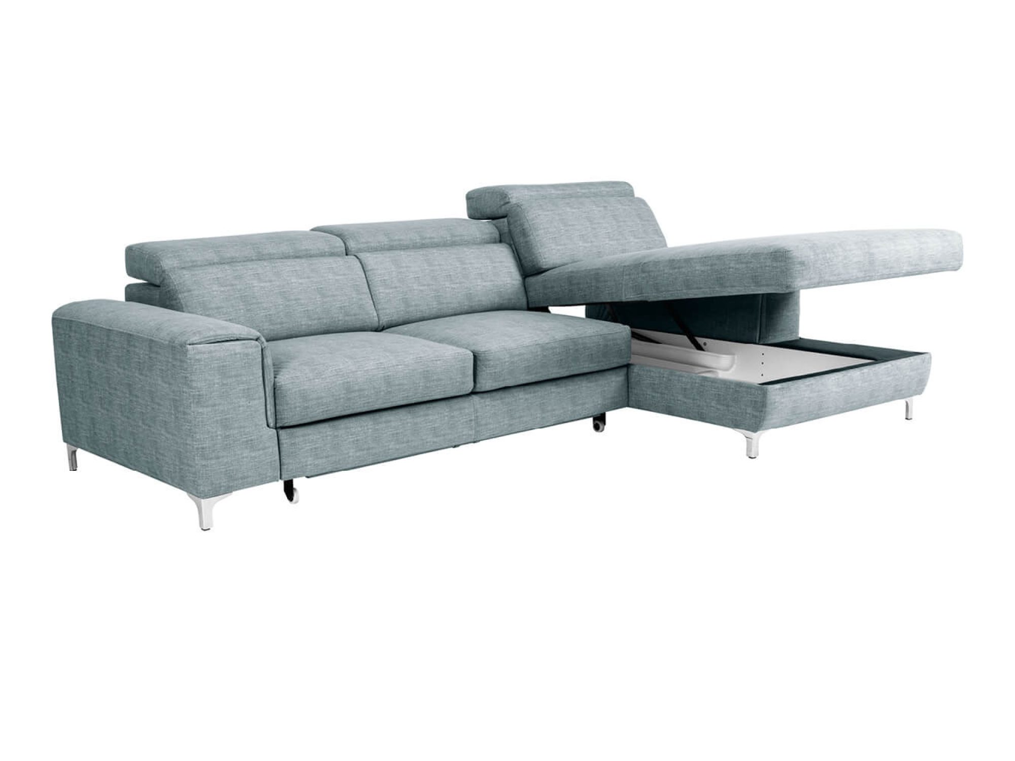 Ecksofa mit Schlaffunktion und Bettkasten Nobravio 280 cm – Bild 2