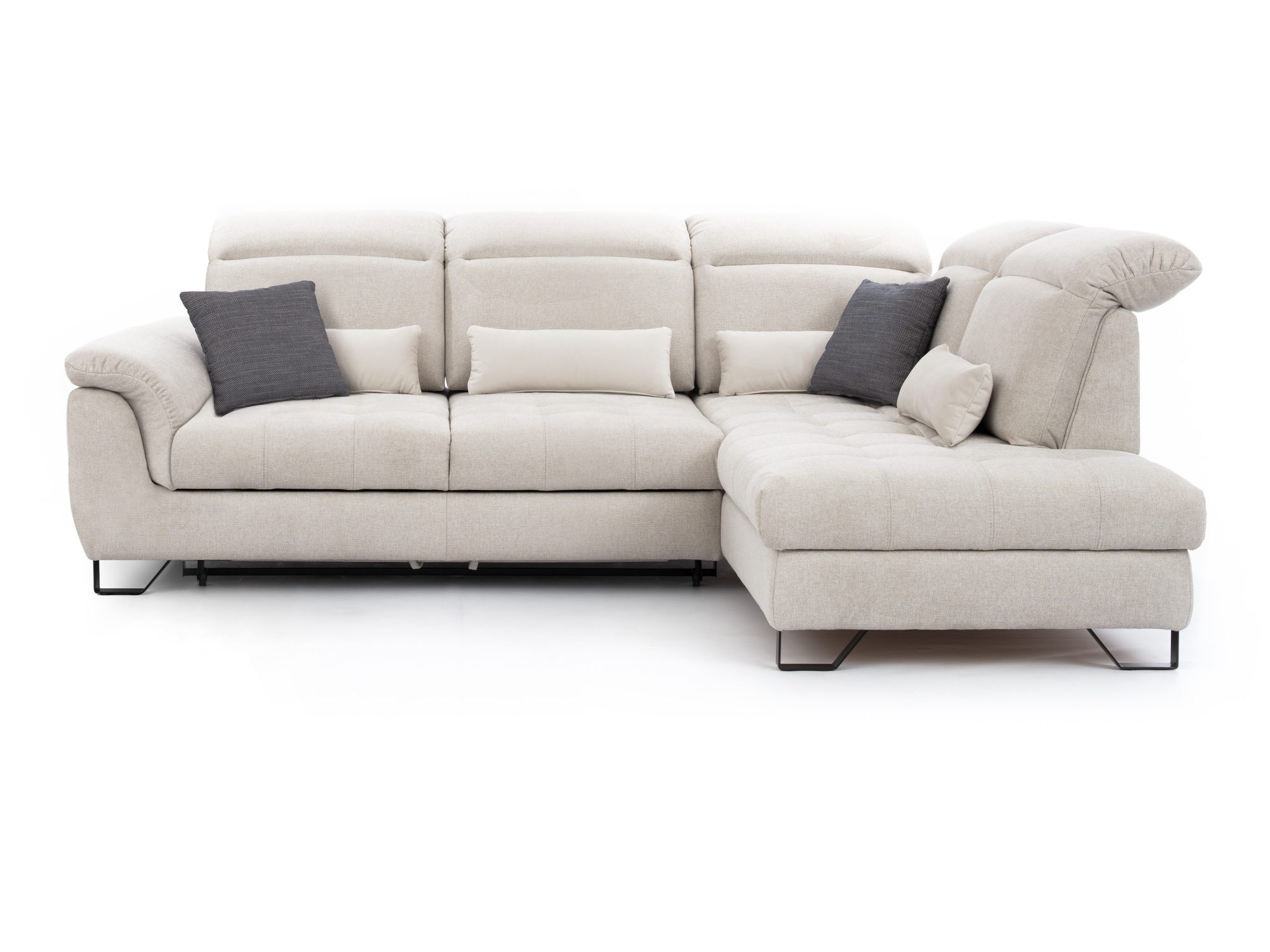 Ecksofa Pelmaro 284 cm – Produktaufnahme vor weißem Hintergrund