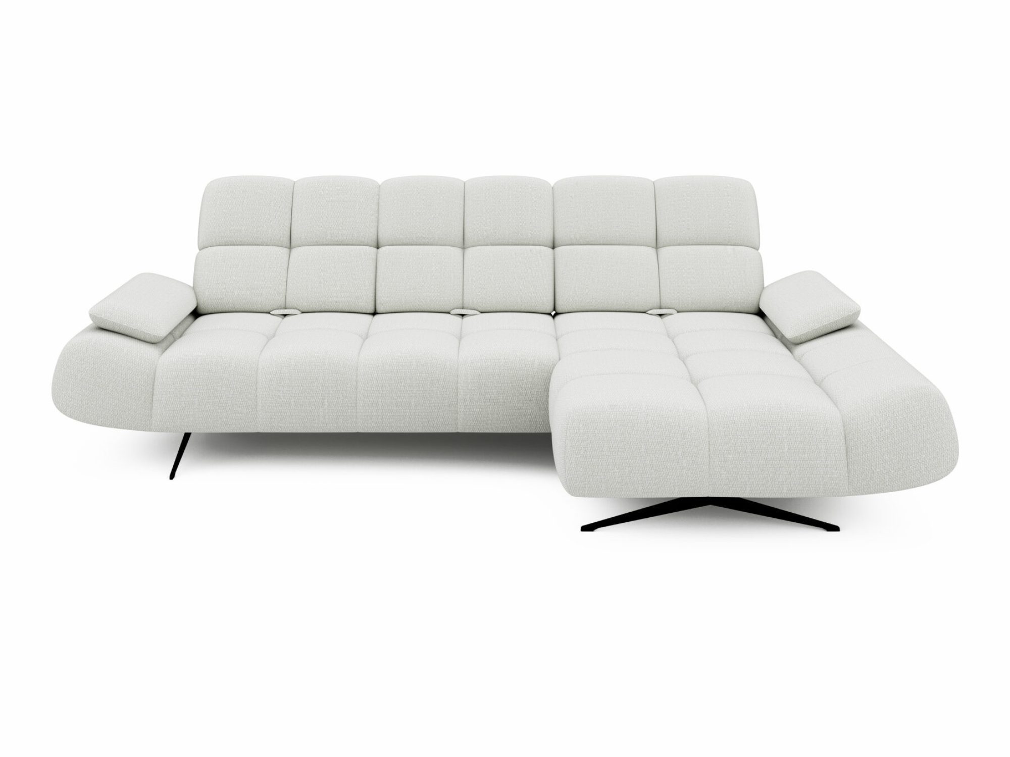Ecksofa mit verstellbarer Rückenlehne Pravello 285 cm