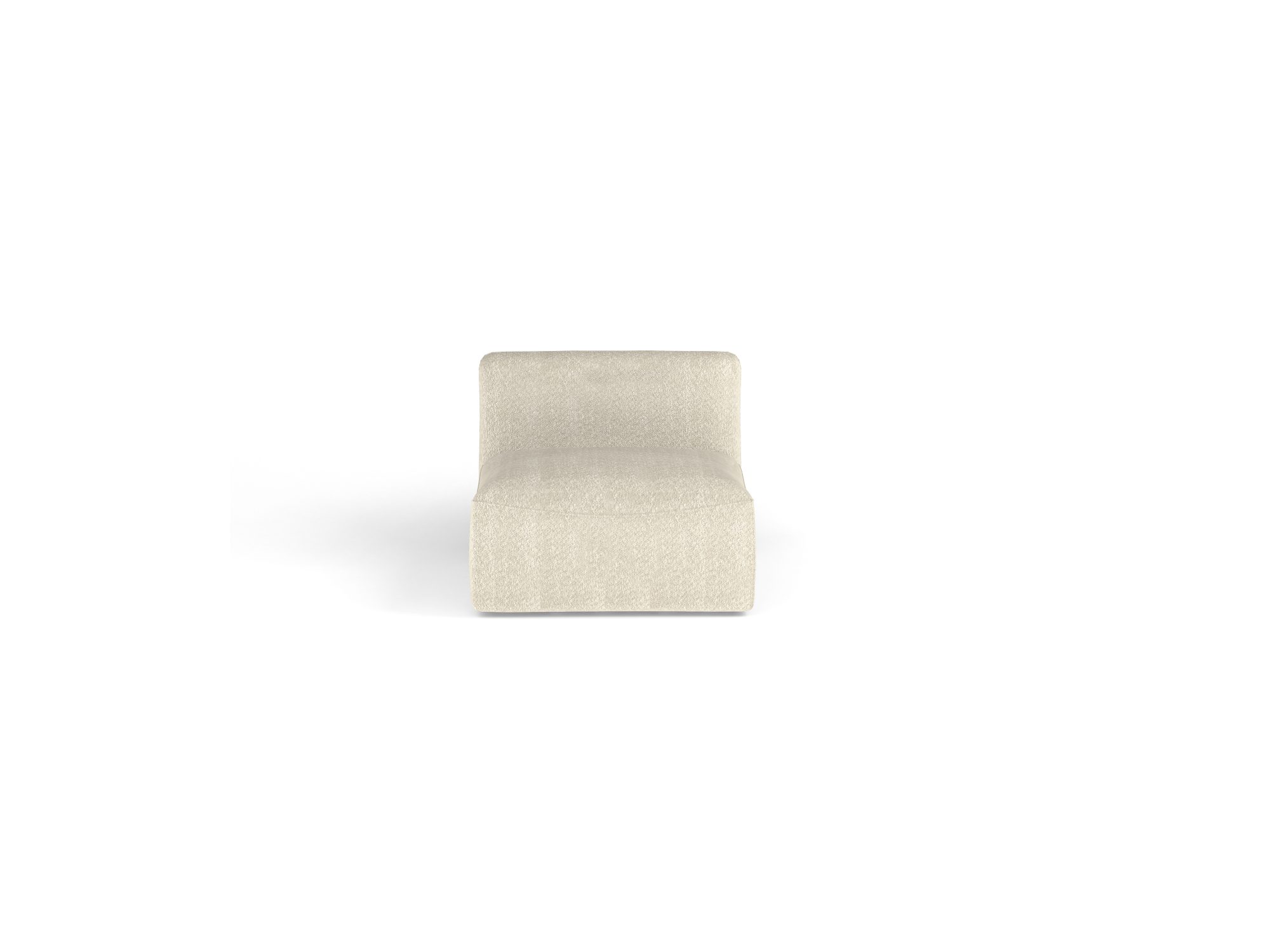 Ecksofa Rovelia 308 cm vor weißem Hintergrund