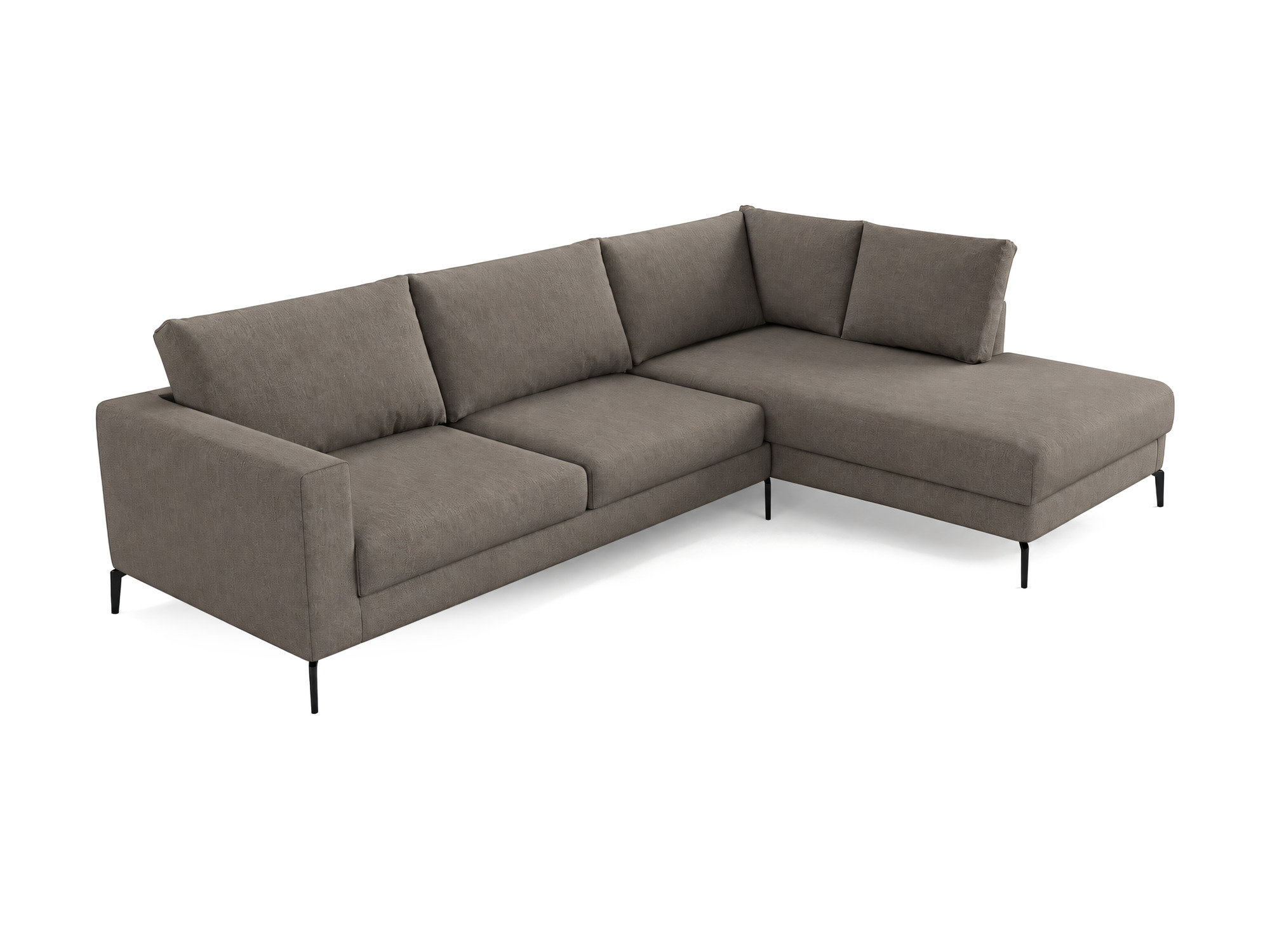 Polsterecksofa Lorvessa 270 cm Grau