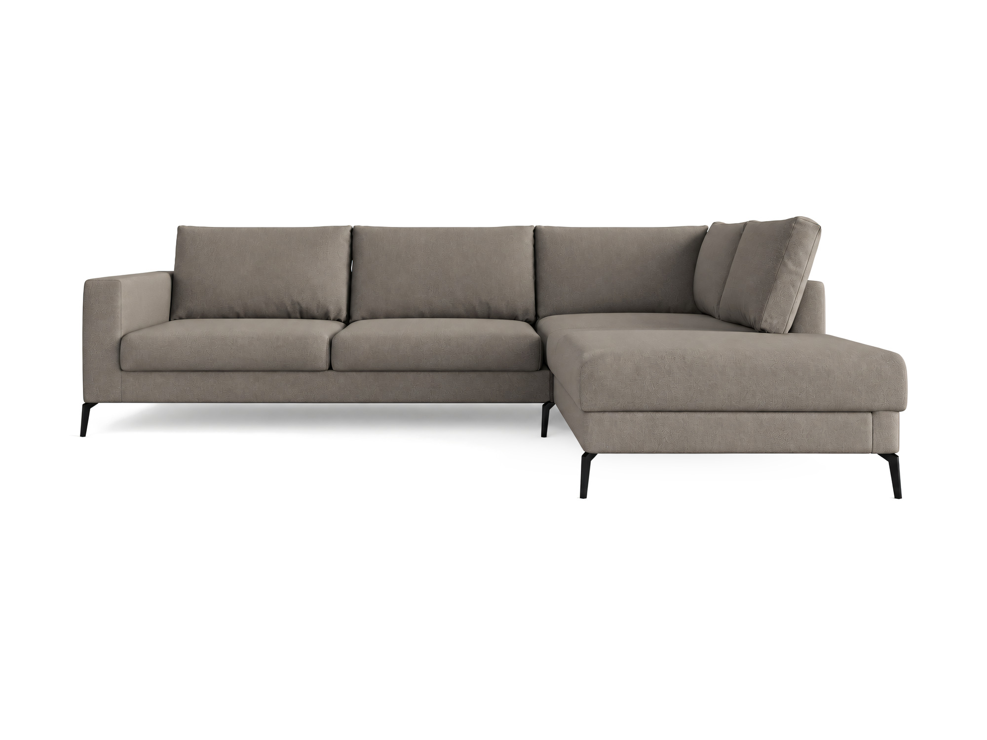 Polsterecksofa Lorvessa 270 cm Grau – Bild 2