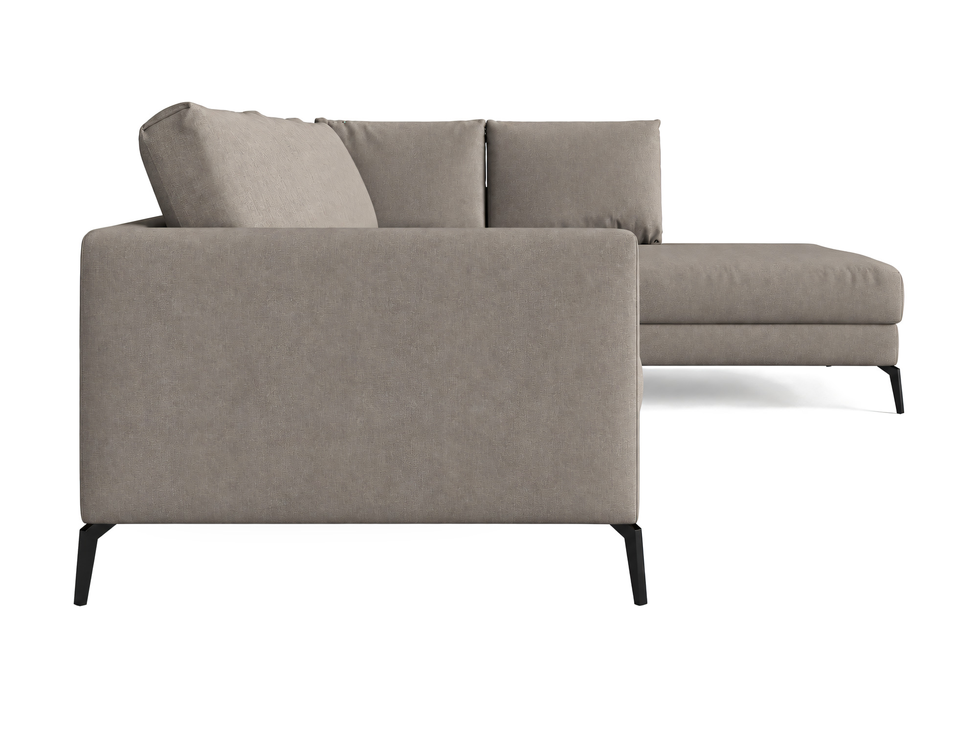 Polsterecksofa Lorvessa 270 cm Grau – Bild 4