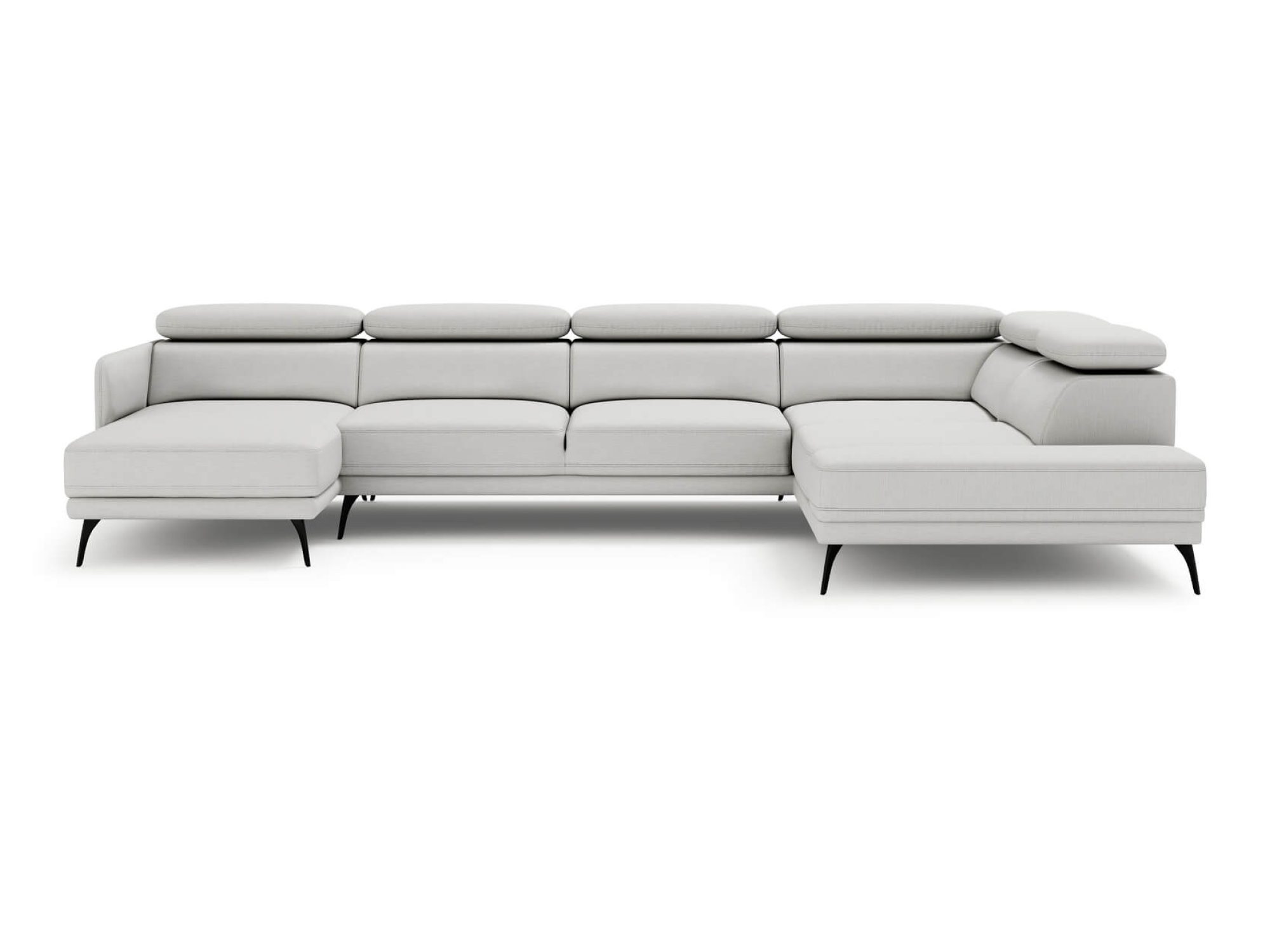 U-förmiges Ecksofa Zolvento, 335 cm, vor weißem Hintergrund