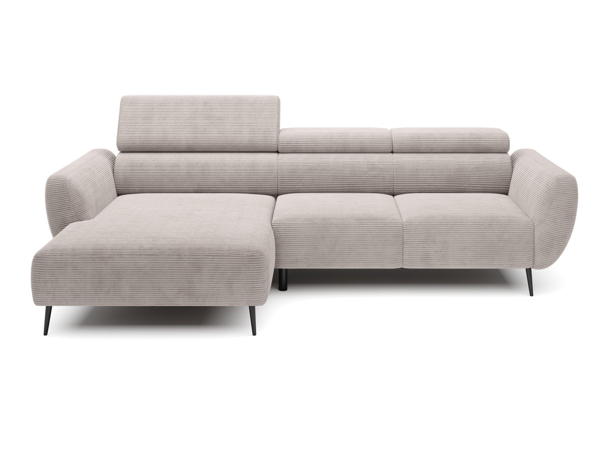 Ecksofa Rivello 277 cm mit elektrischer Sitztiefenverstellung