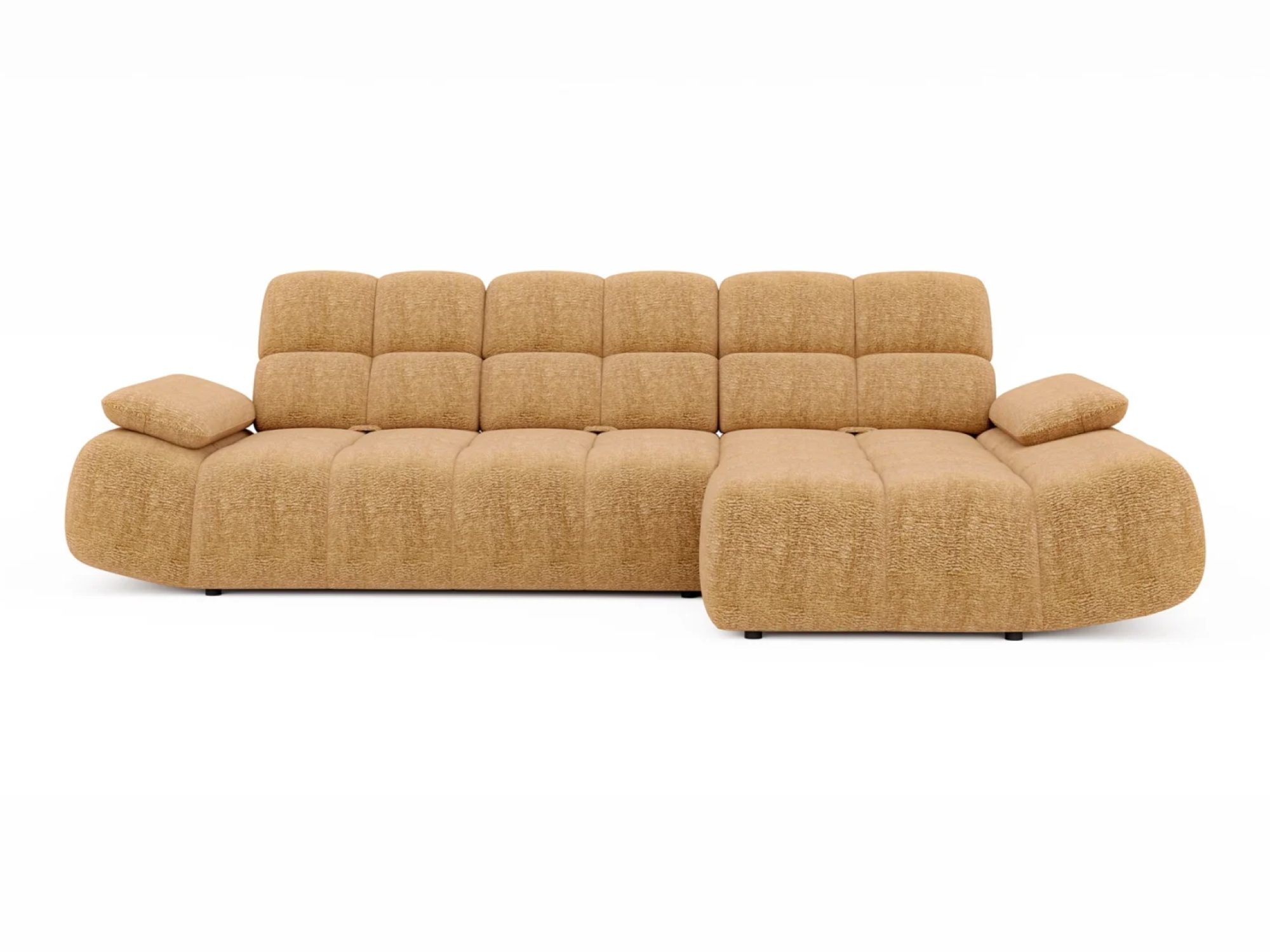 Ecksofa Gambaro 312 cm mit elektrischer Fußstütze
