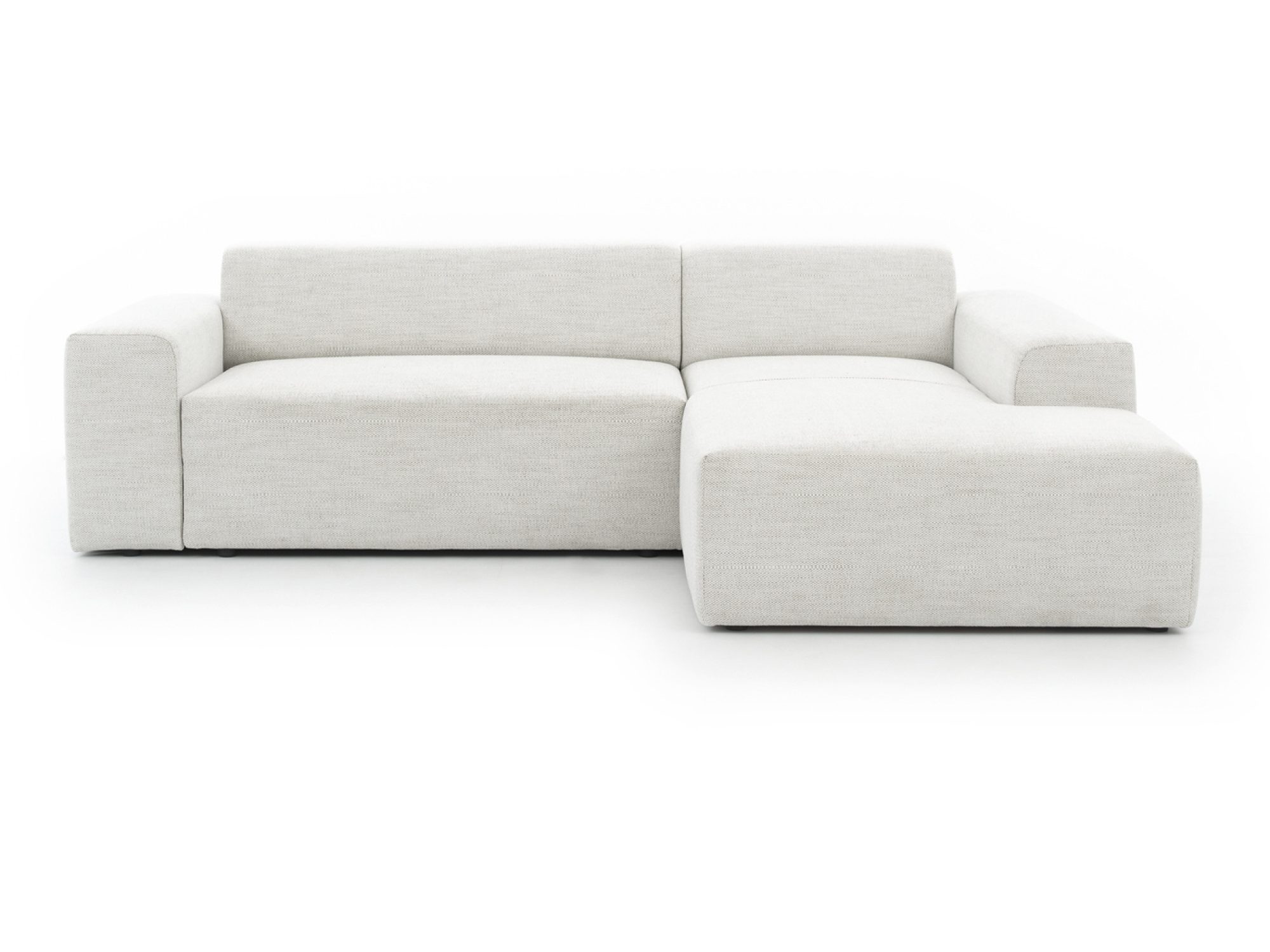 Ecksofa Astrevia mit Schlaffunktion und Bettkasten, 266 cm
