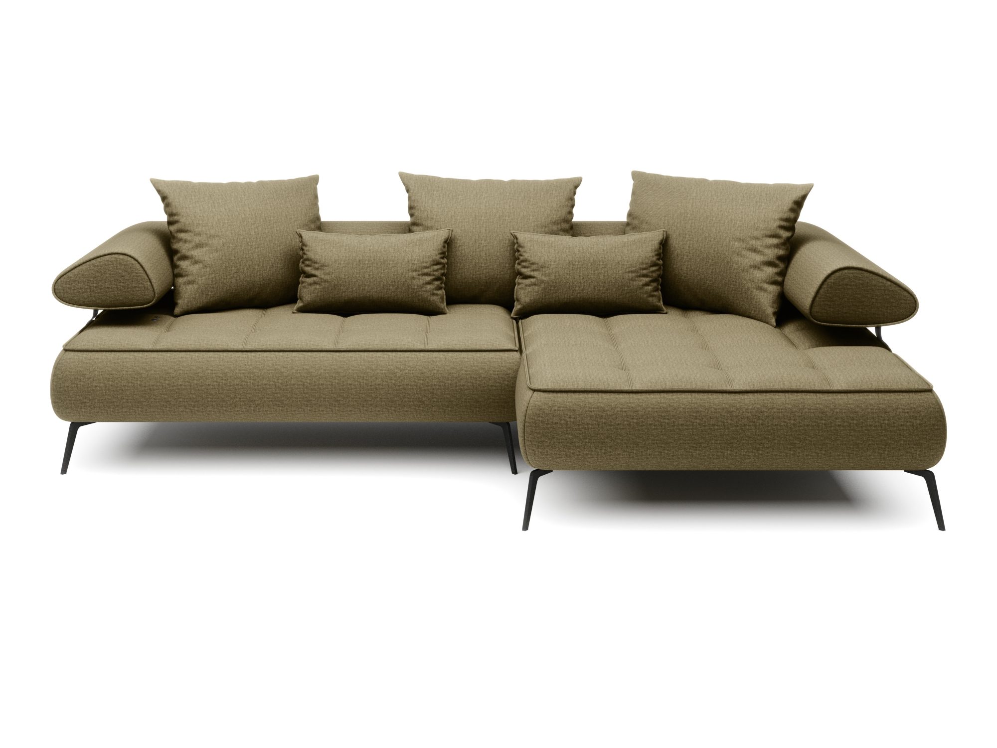 Ecksofa Selvero 284 cm – Frontansicht