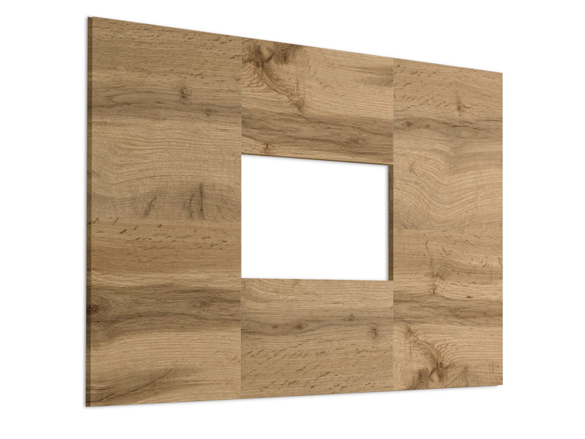 Flaches Wandpaneel Kelmoro 180x118 cm in Wotan-Eiche