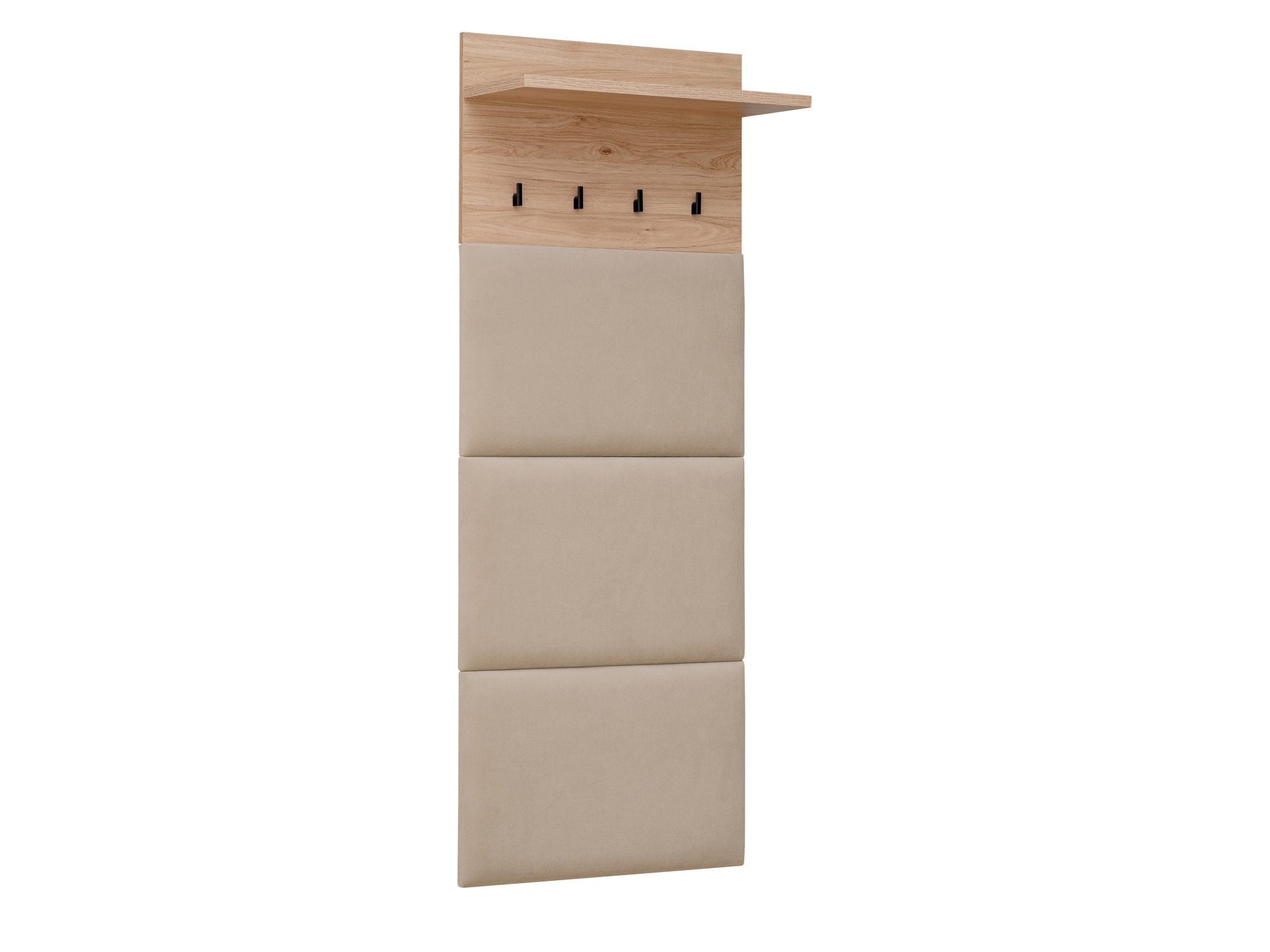 Čalouněný věšákový panel Pedrivo 60 cm Hickory Jackson béžový