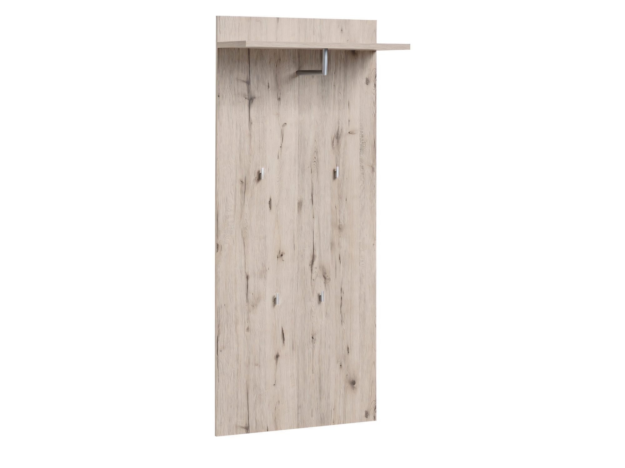 Helles Wandregal aus Holz mit Halterung