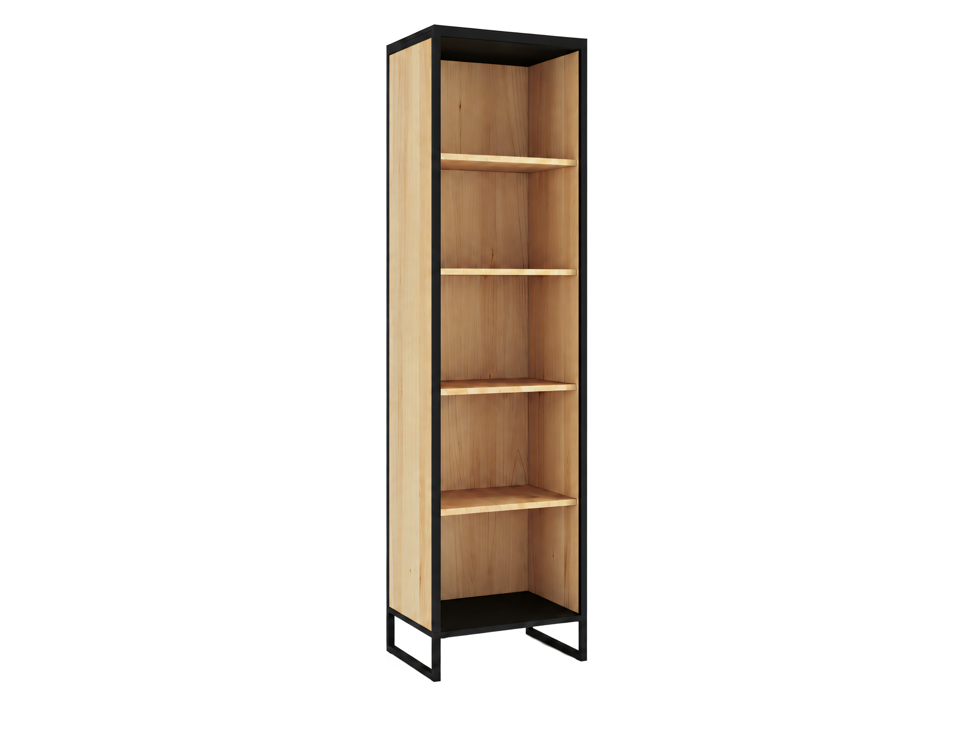 Loft-Regal Kongaro 60 cm Eiche und Schwarz