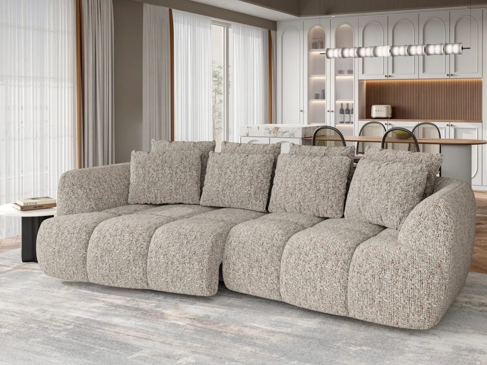 Sofa Bessaro 278 cm widok z boku