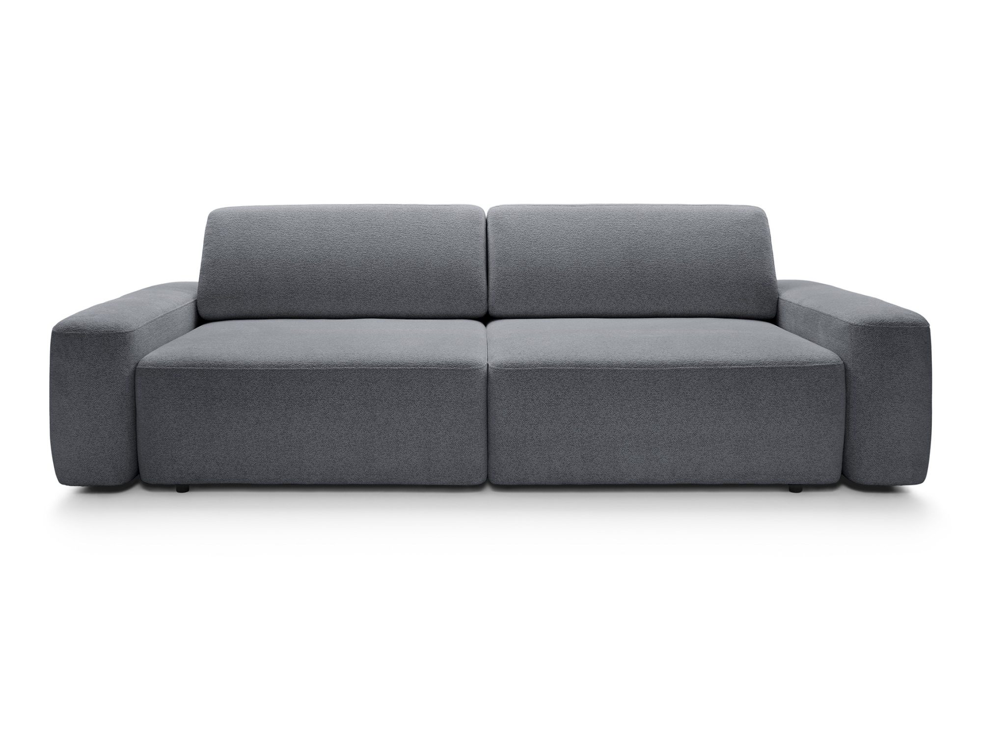 Sofa Bouletto 257 cm – packshot z przodu na białym tle