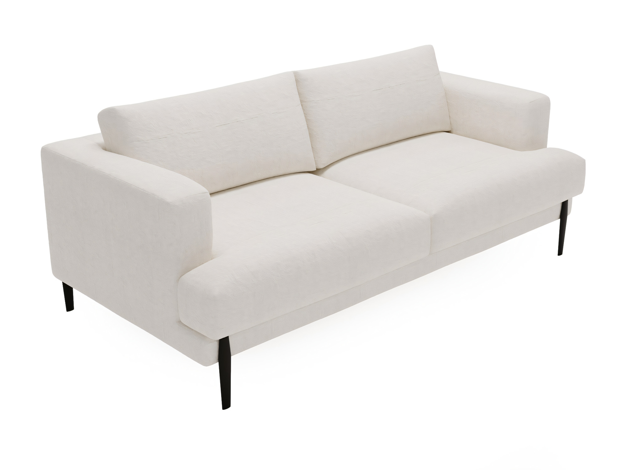 Sofa Delvora widziana z góry, z szerokim siedziskiem dla dwóch osób